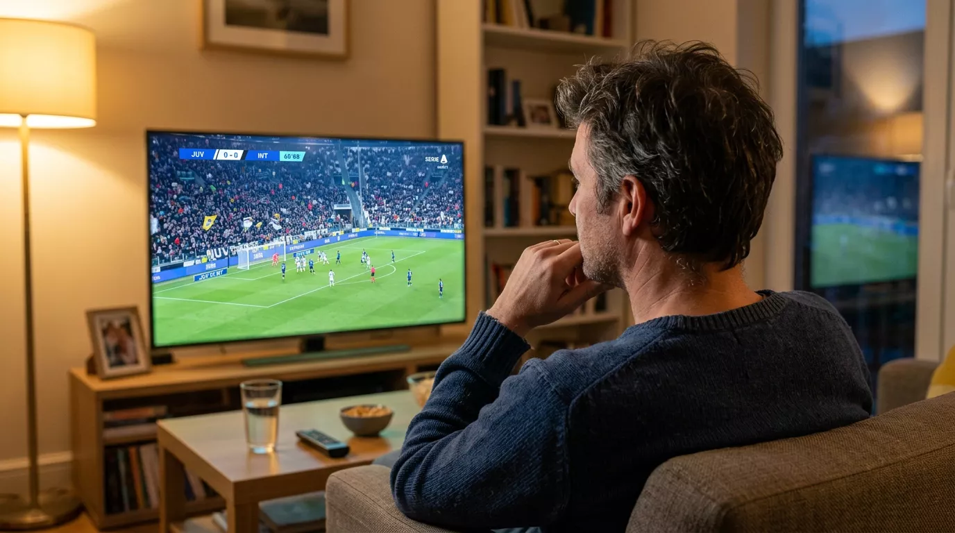 Scommettitore segue con pazienza l'andamento della classifica marcatori