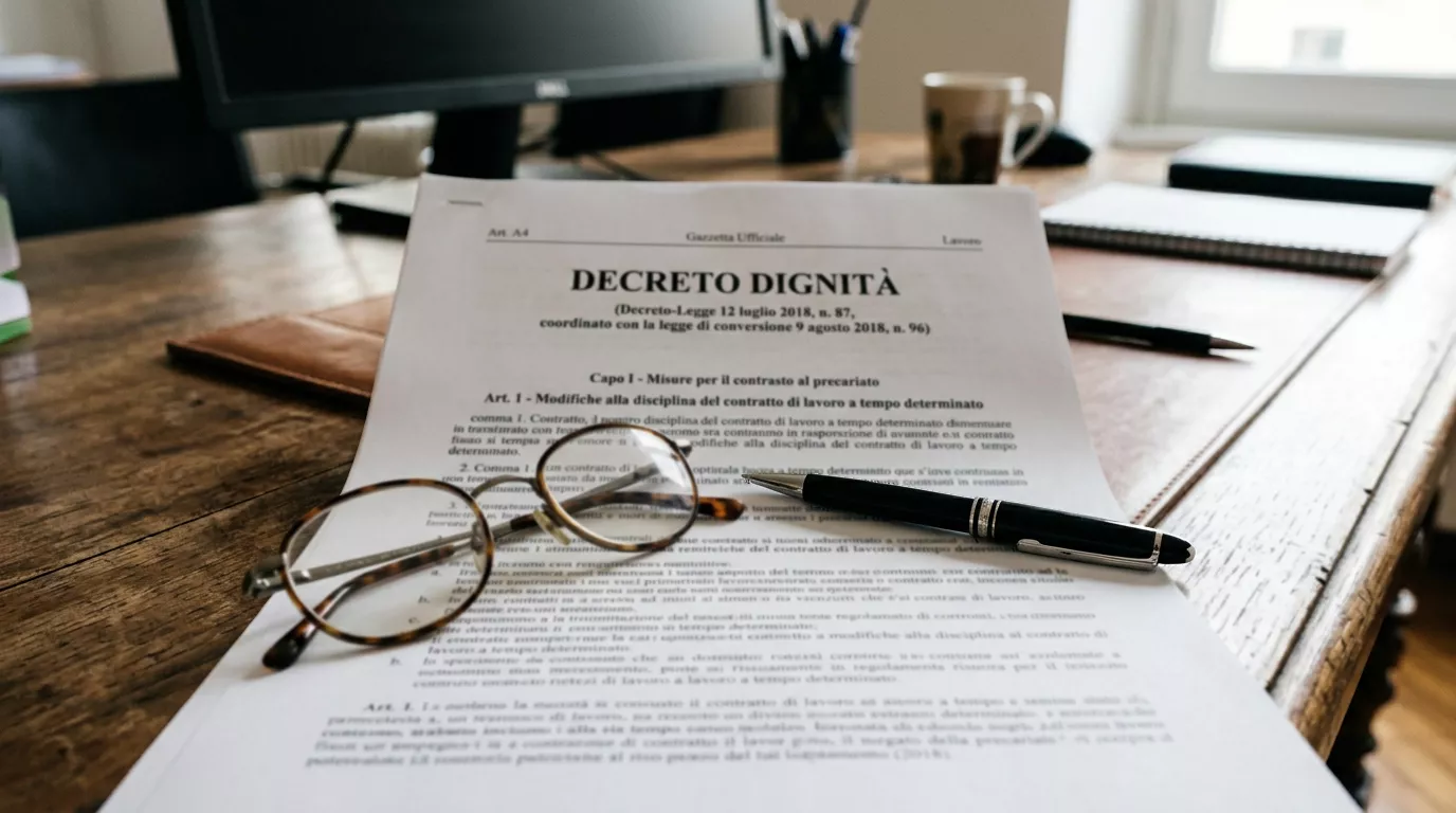 Documento del Decreto Dignità che limita la comunicazione pubblicitaria dei bonus in Italia