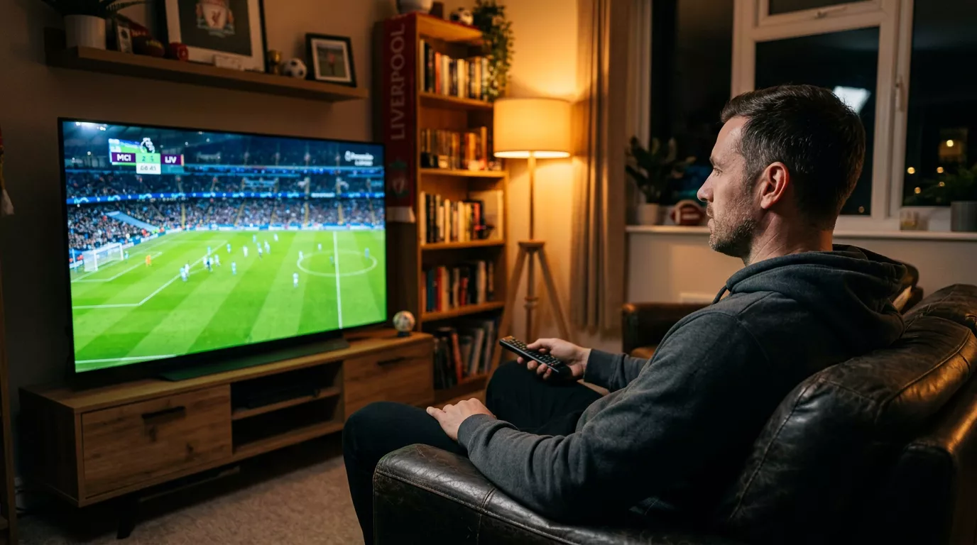 Giocatore preparato osserva con lucidita lo svolgimento del match